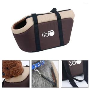 Mochila para transportar cães e gatos, bolsa respirável de um ombro para animais de estimação, tecido antiderrapante universal, bolsas de viagem para gatos