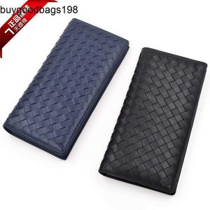 Mens Wallet BottegaaVeneta Bags B home leather woven Long lambskin mens and womens ultrathin suit clip 20% discount multi Card package mail