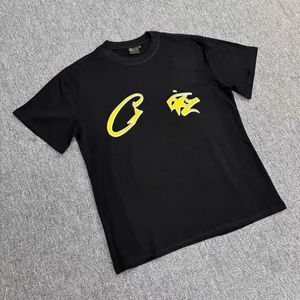 Tasarımcı Cortezs Trailsuit American Street Hip Hop Mektubu Baskı Kısa Kollu Cortieze T-Shirt Erkek Moda Markası Yaz Gevşek Yuvarlak Boyun Yarım Kollu T-Shirt Ac