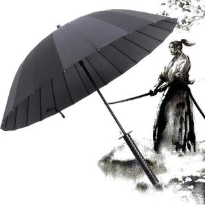 傘の傘のクリエイティブサムライ長いハンドルソード傘強風雨雨線ストレートビジネスメンズパラガス