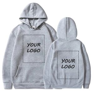 Men's Hoodies Sweatshirts Custom Diy Text Couple Friends Family Design Image Print Clothing Sports Leisure Harajuku Sweater Size 231218