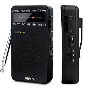 Radio Prunus J-166 Kieszonkowy Pordelable Mini Radio FMAM Digital Tuning Odbiornik radiowy FM87-108MHZ MP3 Muzyka Radia dla baterii AA 231218