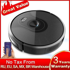 Robot Vacuum Cleaners Robot Vacuum Cleaner X6 Triple Navigation Wifi App Map Display Remote Upgrade Hand Draw Virtual Blocker Electric Water tankL231219