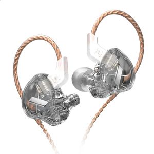 Auricolari per telefoni cellulari EDX Crystal Color 1DD HIFI Bass Auricolari In Ear Monitor Cuffie Sport Cuffie con cancellazione del rumore 231218