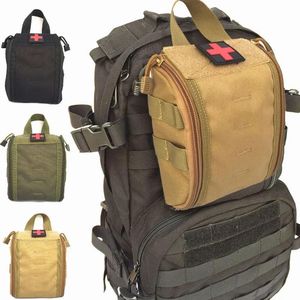 Bolsas de bolsas ao ar livre Bolsa EDC bolsa tática Molle Kits de primeiros socorros ao ar livre carros exército acampamento de emergência Caminhando de sobrevivência EMT Utility Pack Hunti