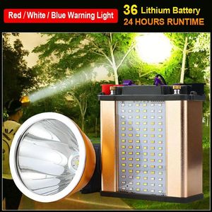 Super Bright Hunting -strålkastare LED -laddningsbar huvudlampa äventyrshuvudlampa Långdistans vit gul strålkastare perfekt för EXP238b