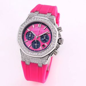 Women Women Wather Quartz Movement Commiter يشاهد 37 مم علبة الياقوت مع Diamond Lady Business Wristwatch Montre de Luxe