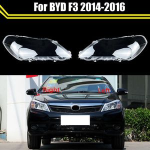 BYD F3 2014 2015 2016透明オートライトケースヘッドライトコーブランプコバーランプシェード用のカーフロントガラスレンズランプシェルシェル