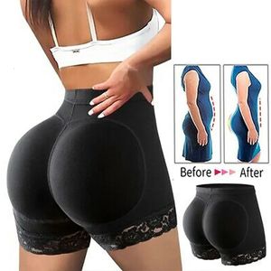 Bieżki panties S Fałszywe pośladek Body Shaper Wyściełane szwane majtki Sexys Hip Enhancer High Talia Kontrola brzucha Krótki 231219