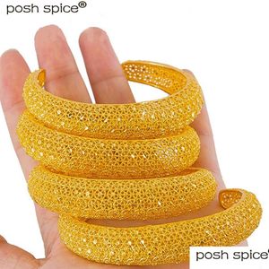 Bangle Dubai Balls Banles for Women Etiopian Bracelets Wedding Jewelry African Difts Gold Kolor Islam Bliski Wschód Bangle CX200729290 Dhlet