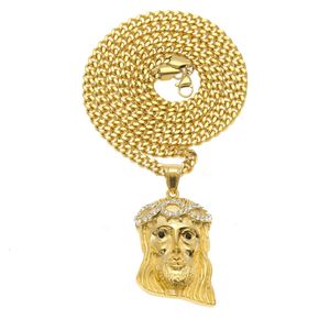 инкрустированное лицо персонажа для мужского хип-хопа подвеска алмазного ожерелья ожерелья для ожерелья