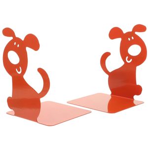 Objetos decorativos estatuetas 2 peças suporte de livro rolhas delicado organizador termina crianças quarto decoração mesa acessório conveniente amor cães bookends 231219