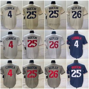 Byron Buxton Baseball Jersey Carlos Correa Jose Miranda Jorge Polanco Max Kepler Royce Lewis Jhoan Duran Joe Ryan Matt Wallner Edouard Julien Joey Gallo Joe Mauer