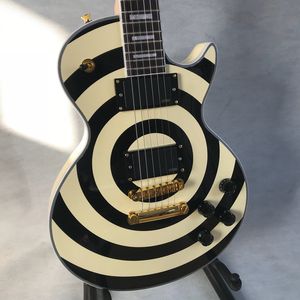 Venda imperdível de guitarra elétrica de boa qualidade personalizada ShopZakk Wylde Bullseye-Instrumentos musicais, frete grátis