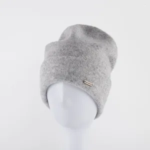 Berretti Berretto invernale Uomo Berretto in pura lana Lavorato a maglia Maschera da sci Passamontagna Berretti in cashmere Y2k Cappello da donna 2023 Sconto