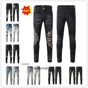 Jean amari denim amirl man amirlies hål am biker amis designer imiri jeans amiiri byxor nya coolguy ankomster byxor mens clo lyx mlgh