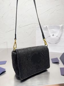 Borsa per fotocamera intrecciata Fashion Grass donna uomo Moda Shopping Cartelle Borse a tracolla borsa hobo borsa a tracolla borse a tracolla valigetta Borse di design di lusso totes blac