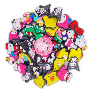 Peças de sapato acessórios kawaii tamancos encantos para meninas bonito dos desenhos animados decoração pinos crianças feminino pulseira banda feminino entrega gota otjep