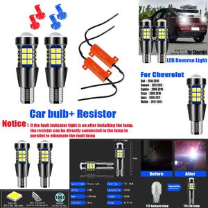 Nuove luci decorative 2 pezzi LED luce di retromarcia W16W T15 lampadina Canbus lampada di backup per Chevrolet Bolt Camaro Captiva Cruze Epica Malibu 2012 2013 2014 2015