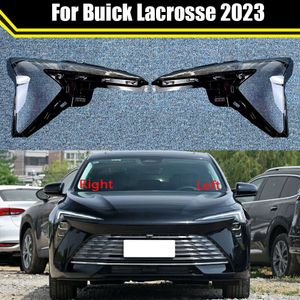 Tampas de luz de cabeça automática para buick lacrosse 2023 capa transparente do farol do carro abajur lâmpada caso lente vidro
