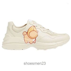 Ayakkabı Ryton Top Sneaker Ekose Desen Platform Klasik Deri Spor Kaykay Ayakkabı Erkekleri Kadın Spor Ayakkabıları Koşuyor Yürüyen Siyah Beyaz Tasarımcı Uy5b