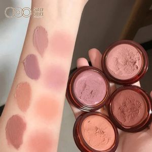 Blush OOO OUTOFOFFICE Makeup Cosmetics Professional Monochrome Blush Palette Mousse Texture Blusher Natural Nude Women Beauty Contour 231218