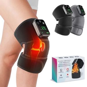 Foot Massager Electric uppvärmd knämassager 3 i 1 Joint armbåge och axelvärk av termisk vibrationsfuktighet Fysisk terapi 231218