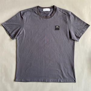 Litera haftowa koszulki zwykłe bawełniane mężczyźni t koszule na zewnątrz Wysokiej jakości czarny biały szary rozmiar m-xxl