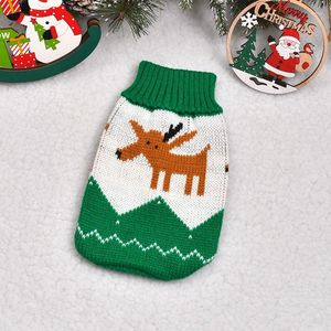 Dog Apparel Christmas Reindeer Dogs Knitted Puppy Cat Coat Chihuahua French Yorkie Customes Warm Pet Sweater Winter Clothes