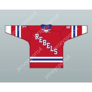 Custom Red Roanoke Valley Rebels 61 Hockey Jersey New Top Stitched S-M-L-XL-XXL-3XL-4XL-5XL-6XL