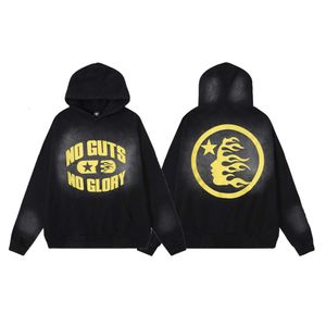 Hellstar Mens Hoodie Hoodies 디자이너 여성 패션 스트리트웨어 진정한 최고의 버전 Hellstar 480g 품질면 도매 2 조각 10% 9377