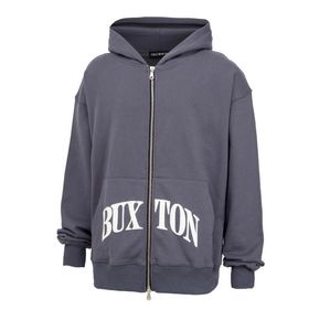 Nuovi buxtones Felpe con cappuccio da uomo Giacca cardigan con cerniera, felpe con cerniera