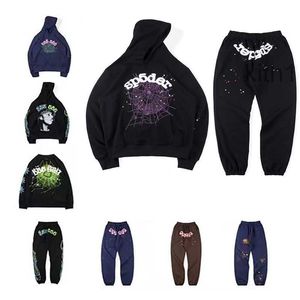 スパイダーフーディーズデザイナーメンズプルオーバーレッドsp der Young Thug Angel Men Womens Hoodie Embroidered Wepshi Dyvd