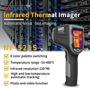 NOYAFA NF-521S Câmera de imagem térmica HD Digital Night Vision Termômetro infravermelho portátil de alta definição Thermal Camera268t