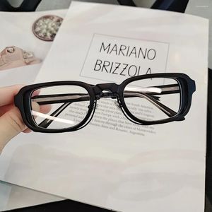 Sonnenbrille Vazrobe Rechteck Myopic Gläses Männer -150 200 Steampunk Brille Rahmen Rahmen männliche Frauen Antiblau -Licht Brillen für Rezept