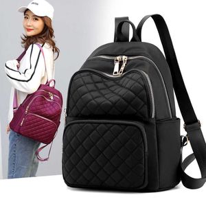 Borsa in nylon per il tempo libero alla moda da donna Zaino da viaggio da donna leggero Trend Zaino per studenti universitari Zaino Borsa da esterno Regali per ragazze