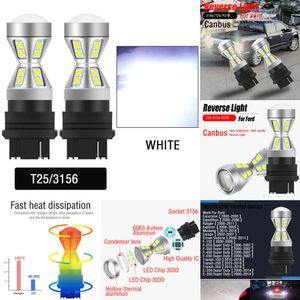 Yeni Dekoratif Işıklar 2x Canbus LED Ters Işık Lambası 3156 P27W Ford Gezisi Expedition Ranger Explorer Mustang Kaçış F-150 Transit-150 E-350