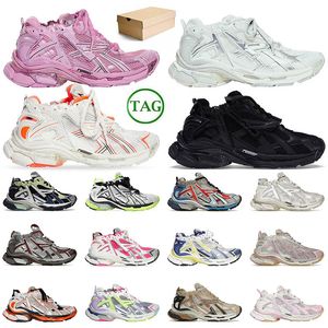 Scarpe eleganti Donna 7.0 Scarpe firmate uomo nero bianco rosa verde Graffiti Plate-forme Tracks scarpe tripler 7 Scarpe da ginnastica da uomo Taglia 35-46