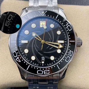 أوميغ مصمم مشاهدة مدي سيراميك NTTD 42mm Men Men Oologio Sapphire Mens Latter