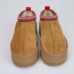 المصمم الكلاسيكي Ultra Mini Boots Snow Boot Platform Short Women Men Fur Sheepes Tasman Tazz Chestnut Sand Mustard Seed Beige Australian Winter Calkle