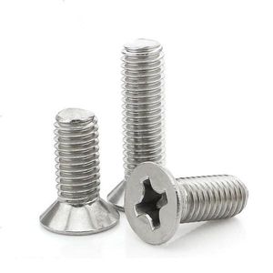 Customizable 304 Stainless Steel Phillips Countersunk Machine Thread Screw/Bolt