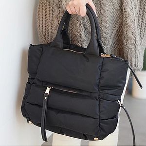 Sacos de noite moda inverno espaço bale bolsas mulheres sacos de algodão para baixo pena acolchoada senhora ombro crossbody saco sac a principal femme 231219