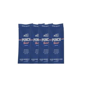 OEM Punch Rocket Pre Roll Joint Bags Packaging With Transparent Plastic Tubes Glass Tubes Mylar Bags Custom pre roll Plastic Cone Tube