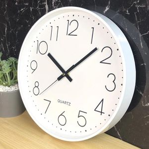 Relógios de parede Relógio silencioso não-ticking decorativo para escola escritório sala de aula quarto cozinha sala de estar decoração