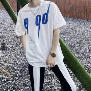 T-shirt da uomo t-shirt felpa T-shirt T-shirt estive coppia maglietta oversize maglietta Lettera designer Stampa t-shirt traspirante a maniche corte Taglia asiatica S-6XL