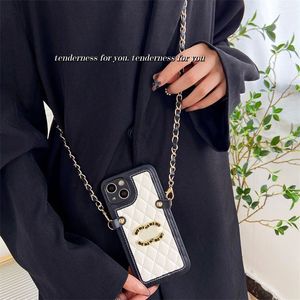 Crossbody 15promax Designer Połączenia telefoniczne MENS Women moda na iPhone 14 14plus skórzany telefon komórkowy 13 12pro 11 Luksusowa tylna okładka iPhone