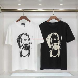 Yeni Amari Amirl Amirlies Am Sleeve Amis Imiri Amiiri Erkek Kadın Kısa Lüks Tasarımcı Moda Giyim Tişört Tees Am Tshirt Erken Bahar UNISEX OLDURUK BASKI C DW4D