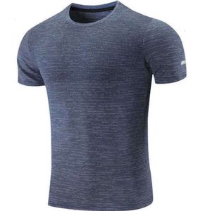 Designer Lulus Lululemens Men T Shirt Original Short Sleeve Sportswear Fast Drying Running Clothes Men's Training Fitness 2023 Summer Top Breathable 7741ESS