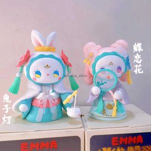 Figure di cartoni animati Genuino EMMA Stile cinese Ancinest Girl Series Blind Box Cute Doll Fatta a mano Classica Estetica Decorazione Designer Toys Pinky