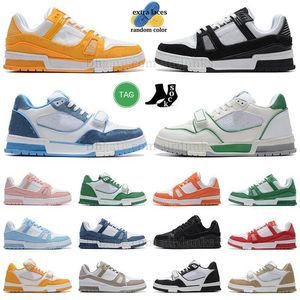 Virgil Trainer Designer Sneaker Vestido Sapatos Ablohs Homens Mulheres Virgils Plataforma Preto Branco Verde Rosa Lace Up Moda Tabi Designer Loafer Mulher Escritório Sapato Mocassins